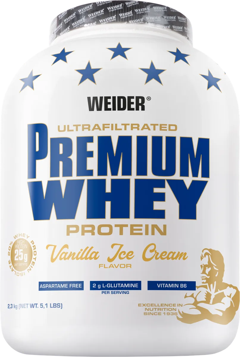 Premium Whey Protein (2300g) Schoko-Nougat – Bild 4