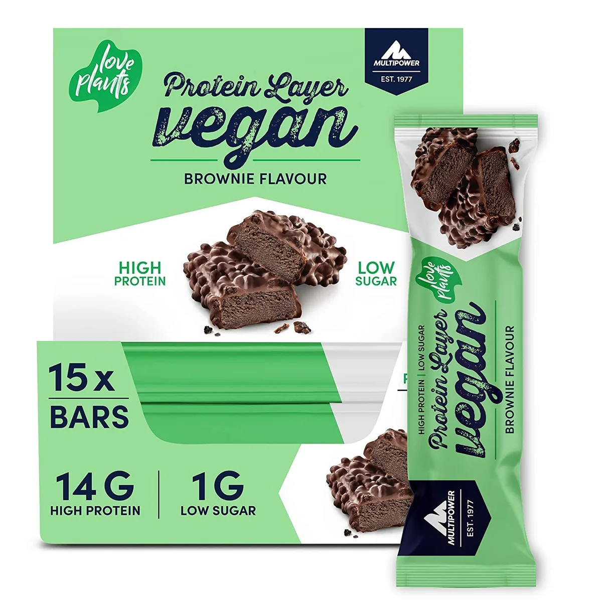 Vegan Protein Layer (15x55g) Brownie