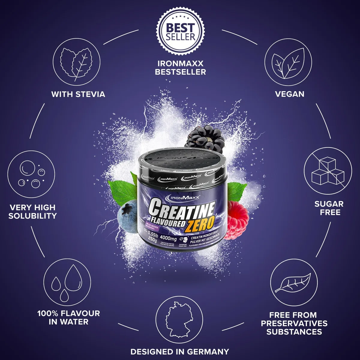 Creatine Flavoured Zero (250g) - Wildberries – Bild 7