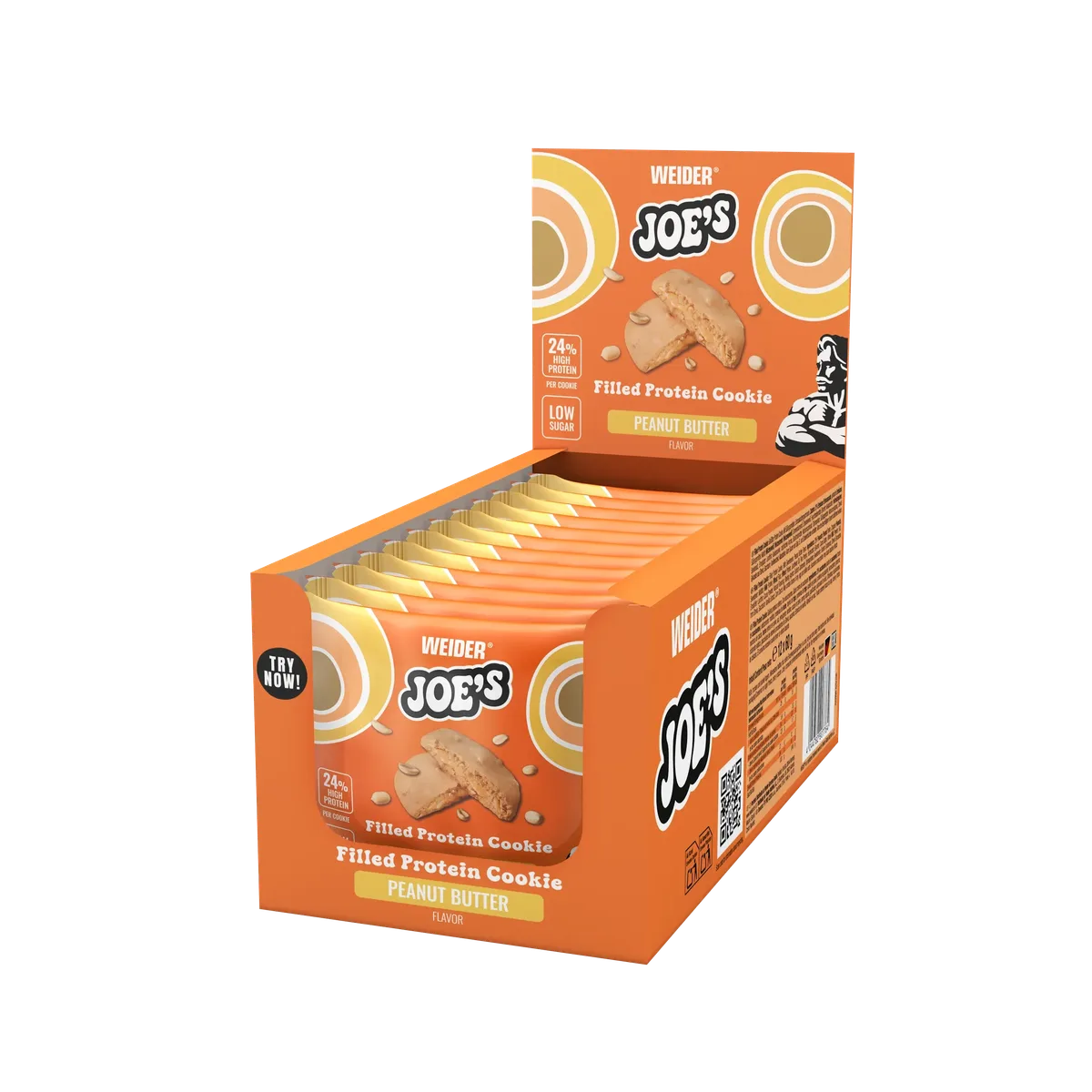 12er Box | Joe's Filled Protein Cookies Hazelnut-Nougat – Bild 5