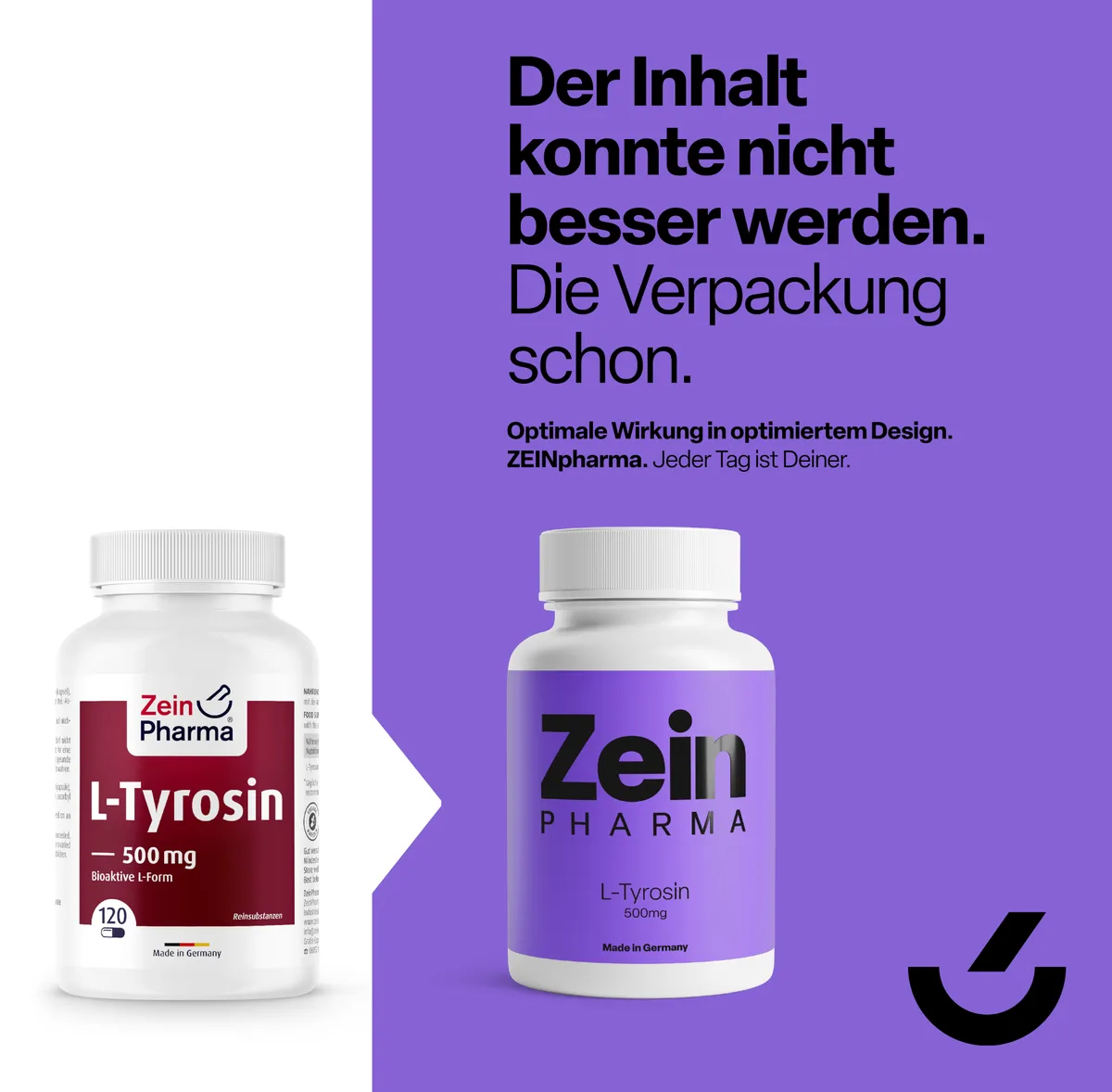 L-Tyrosin Kapseln 500mg (120 Kapsel) – Bild 3
