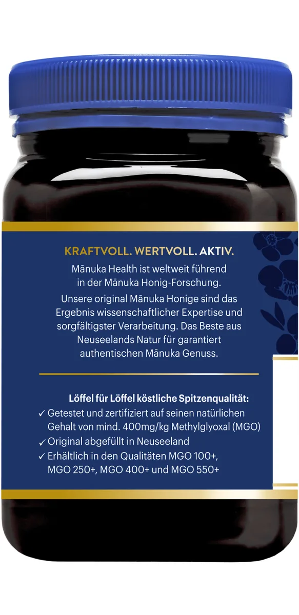 Manuka Honig MGO 400+ (500g) – Bild 3