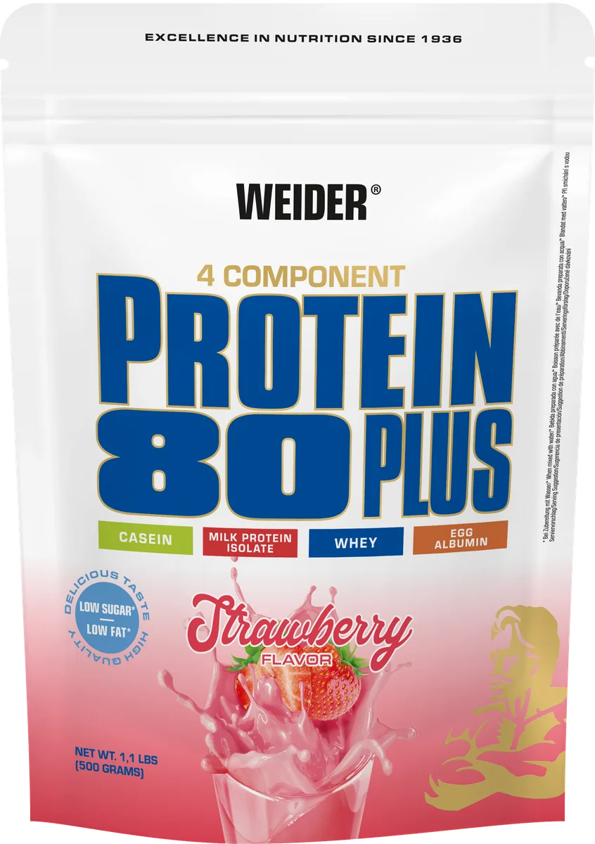 Protein 80 Plus (500g) Himbeer-Sahne – Bild 5