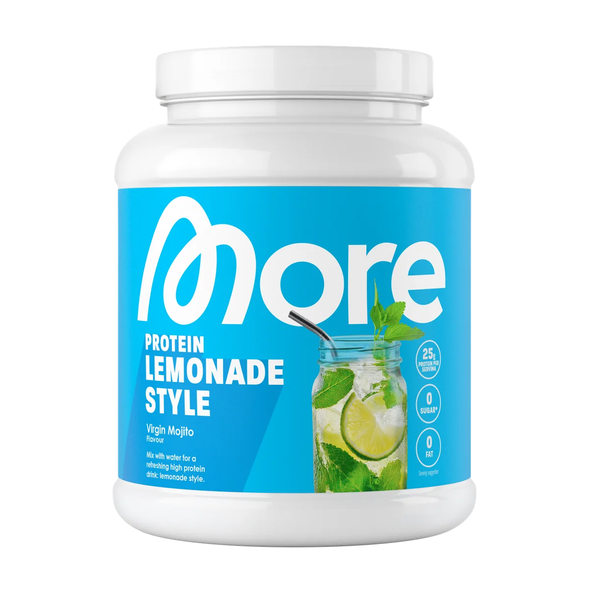 More Clear Protein Lemonade Style Raspberry Mojito / 600g – Bild 2