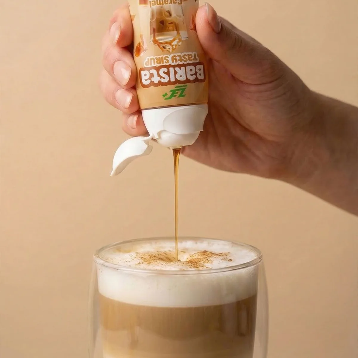 ZEC+ TASTY SIRUP, 65 ml Barista Vanilla Latte / 10 Stück – Bild 6