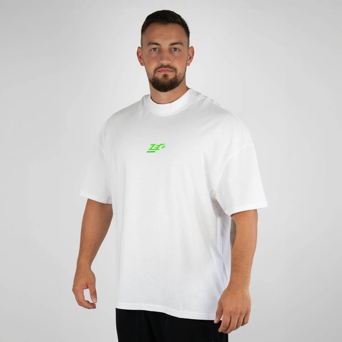 ZEC+ BASIC OVERSIZED T-SHIRT Weiß / M – Bild 6