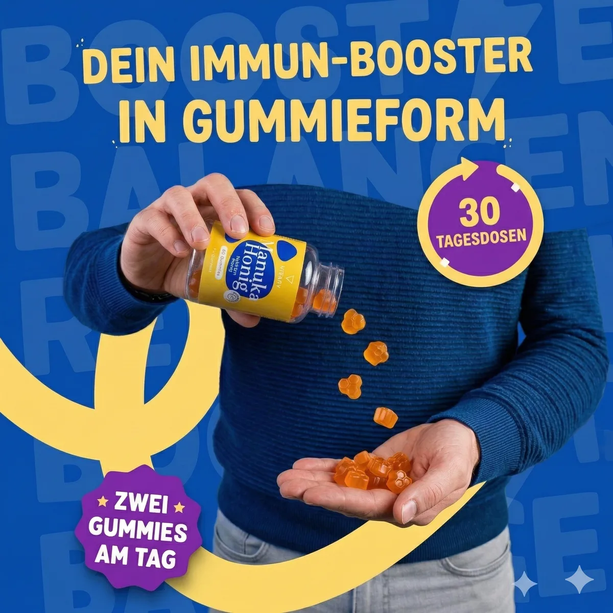 Manuka Honig (60 Gummies) – Bild 4