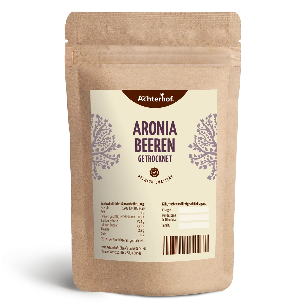 Aroniabeeren getrocknet (250g)