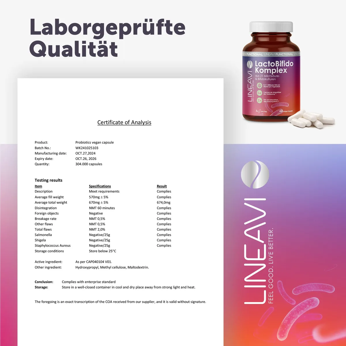 LactoBifido Komplex (180 Kapseln) – Bild 8