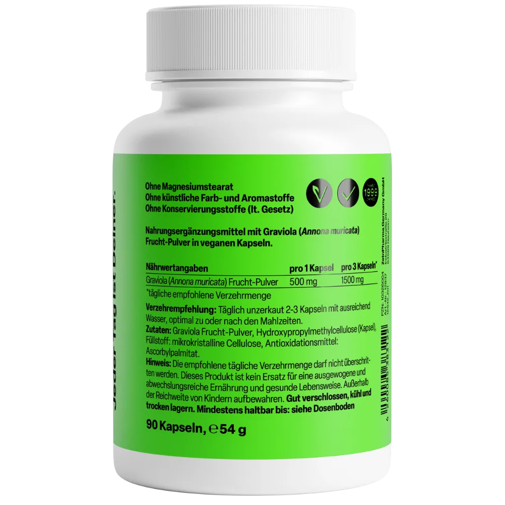 Graviola 500mg (90 Kapseln) – Bild 2