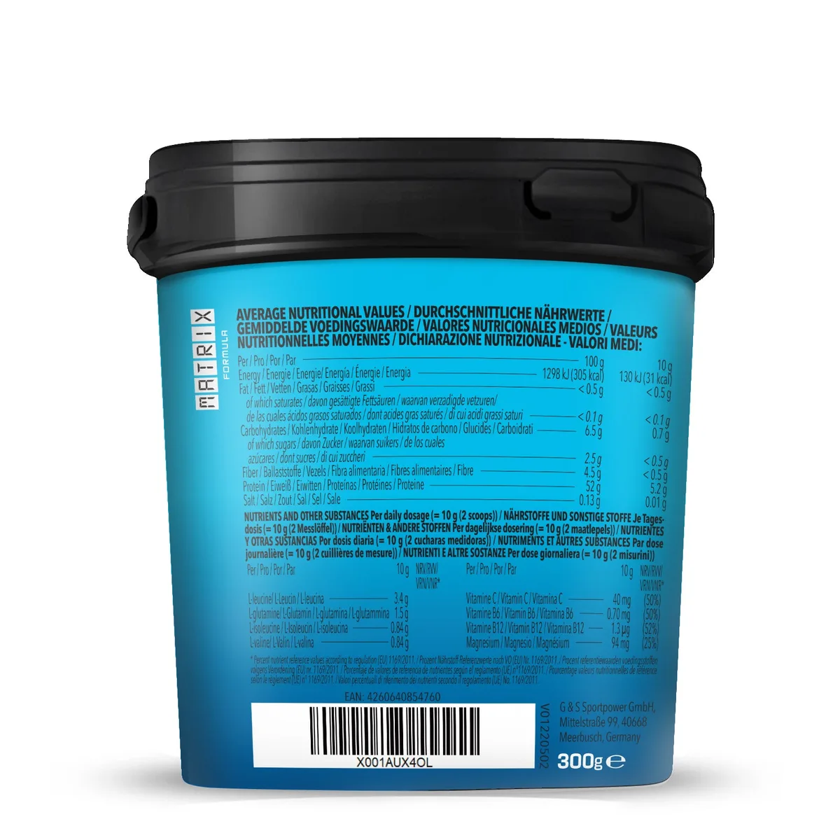 BCAA Drink Powder Matrix Formula (300g) Wassermelone – Bild 2