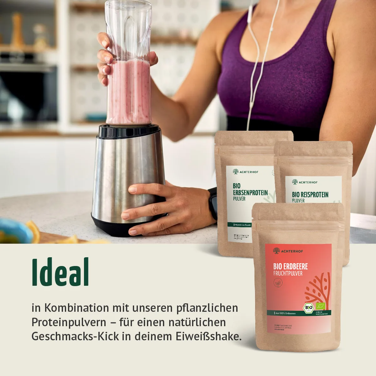 Bio Erdbeere Fruchtpulver (100g) – Bild 4