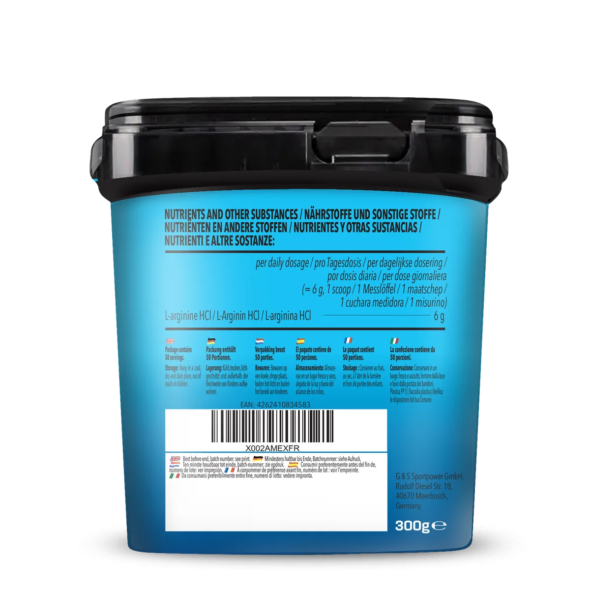 Arginine HCl Powder (300g) – Bild 2