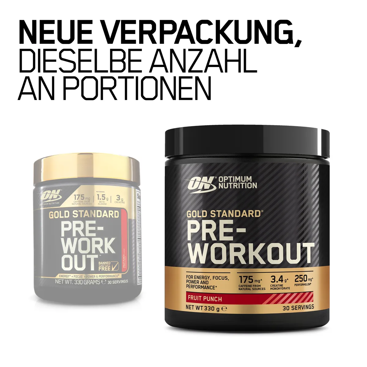 Gold Standard Pre-Work Out (330g) Fruit Punch – Bild 6