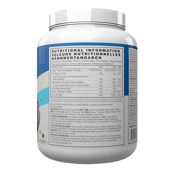 Naughty Boy Advanced Whey Protein 2 kg – Bild 2