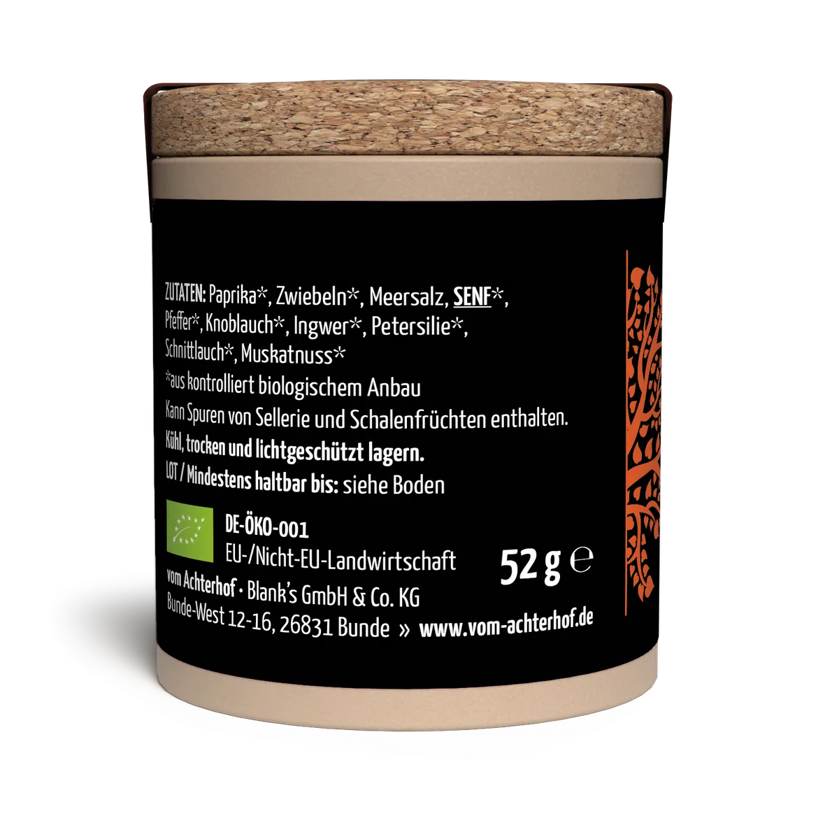 Burger Gewürzzubereitung Bio (52g) – Bild 2