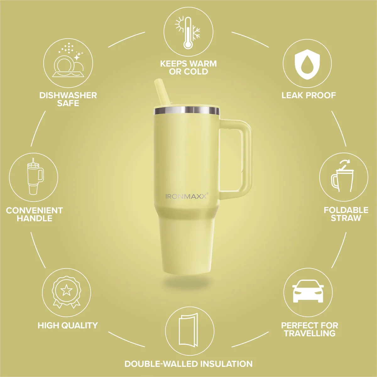 IronMaxx Cup V4.0 (1200ml) - Soft Sunrise – Bild 8