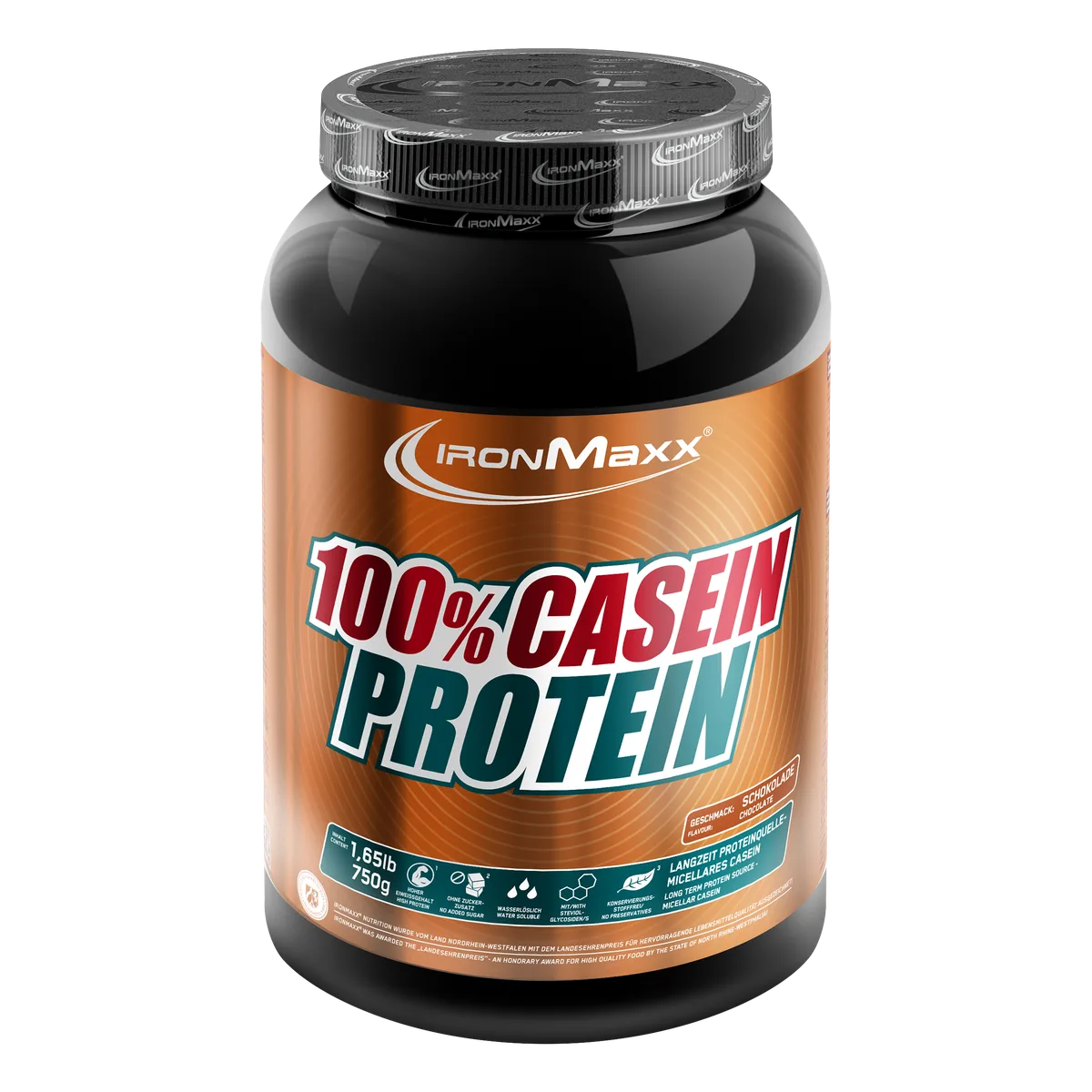 100% Casein Protein (750g) - Schokolade – Bild 2