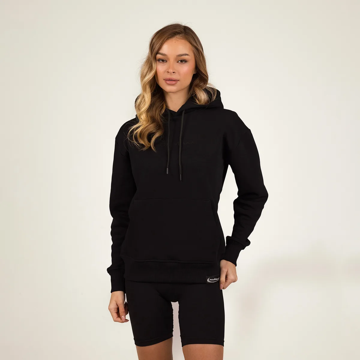 Hoodie Schwarz Unisex - L – Bild 4