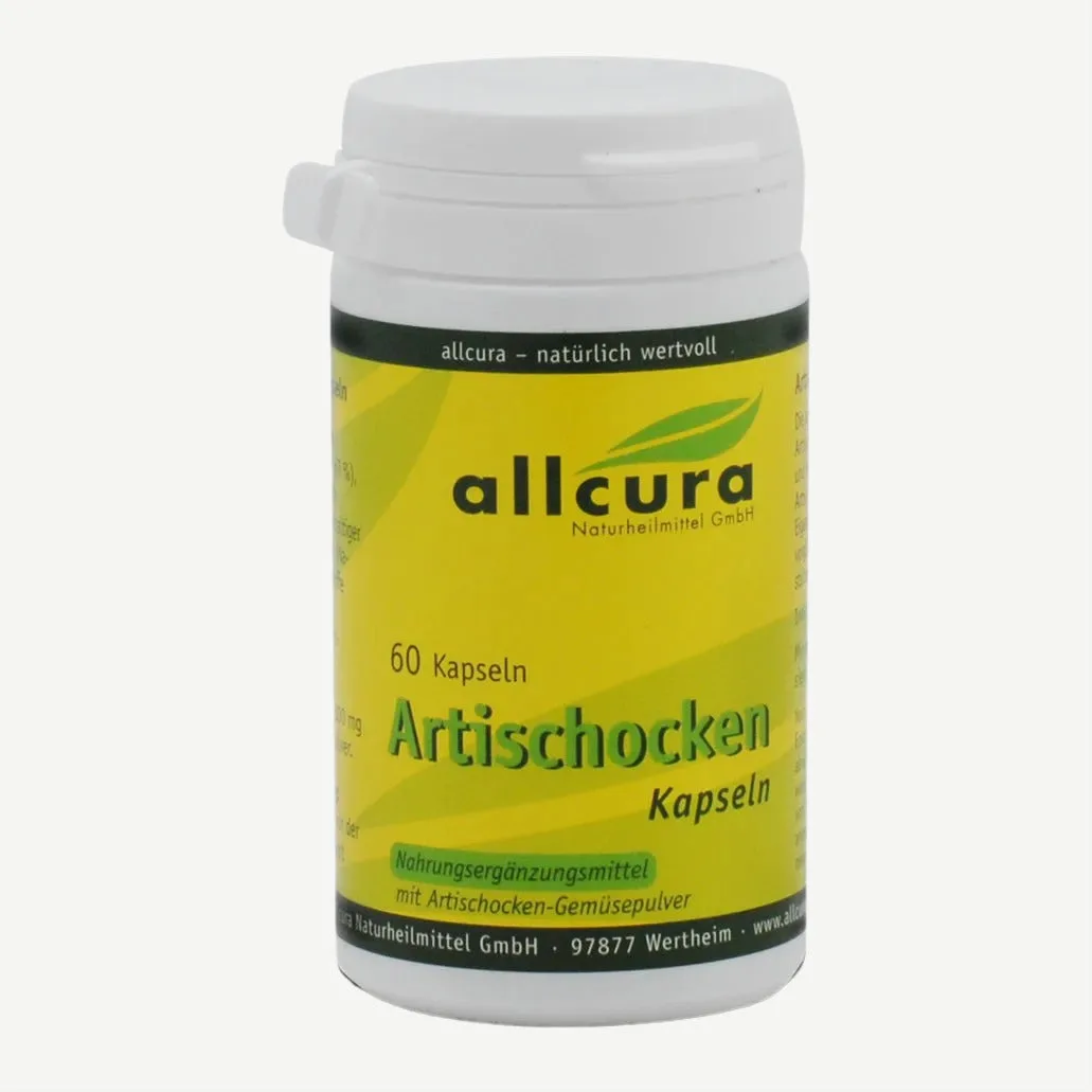allcura Artischocken Basic / 3 x 60 Kapseln – Bild 2