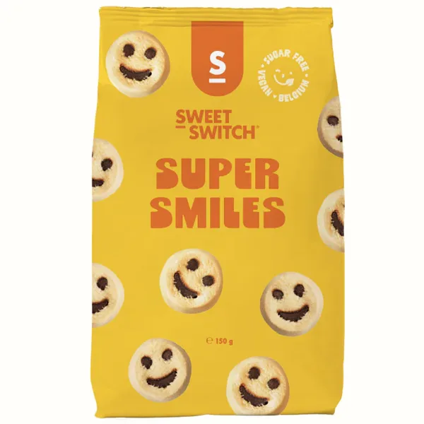 Sweet Switch Super Smiles Kekse ohne Zucker – Vegan &amp; Zuckerfrei