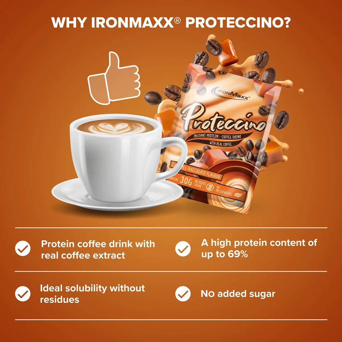 Proteccino (30g) - Caramel Macchiato – Bild 8