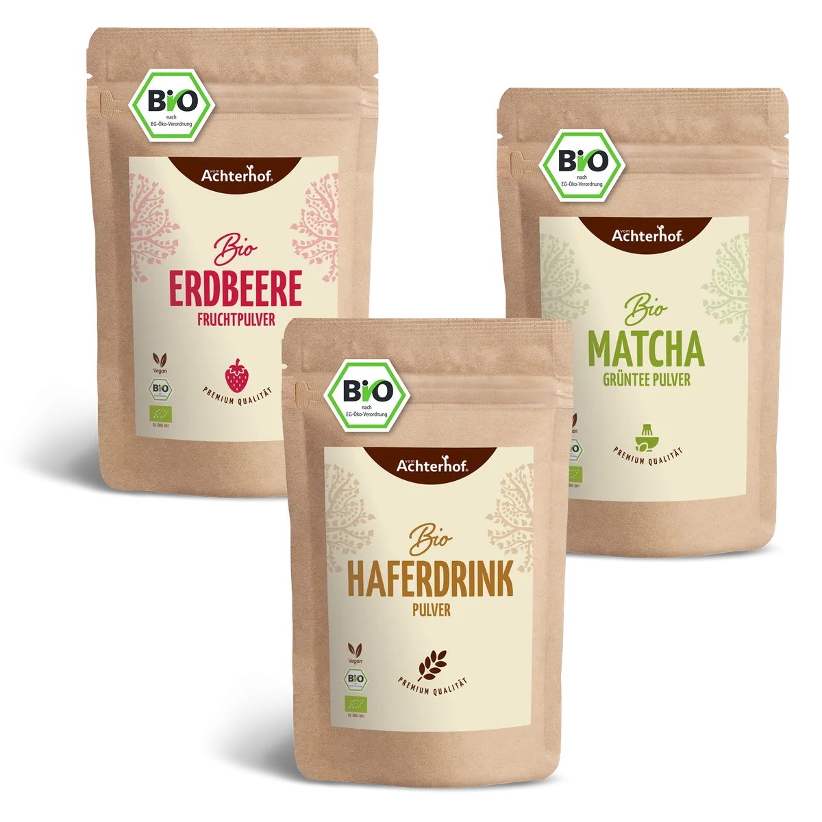 Bio Strawberry Matcha Latte Set