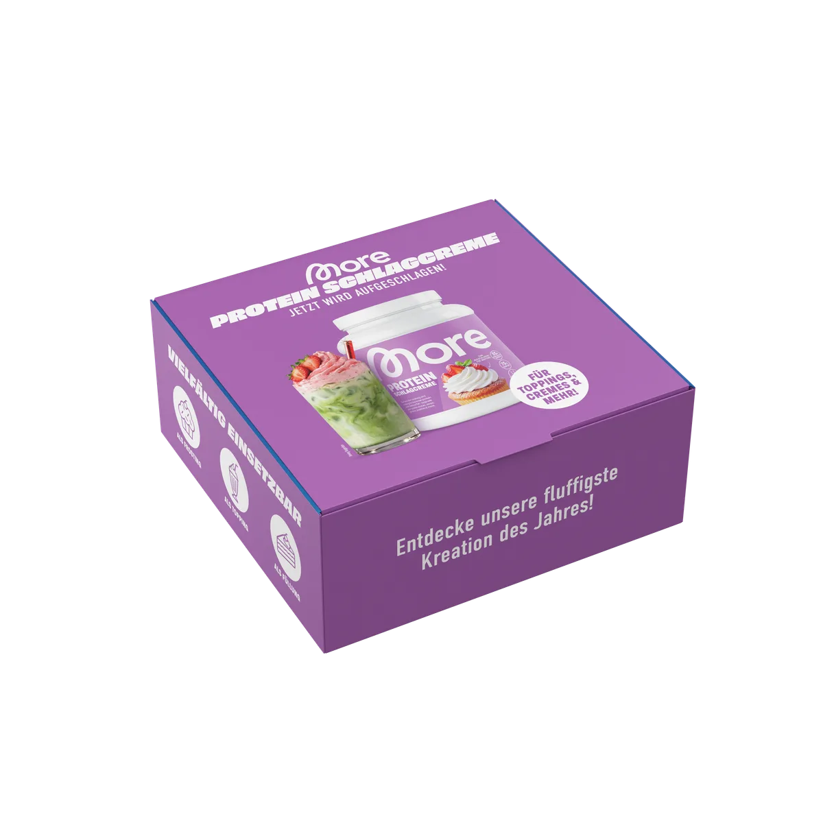 More Protein Schlagcreme Tasterbox Mit Shaker – Bild 2