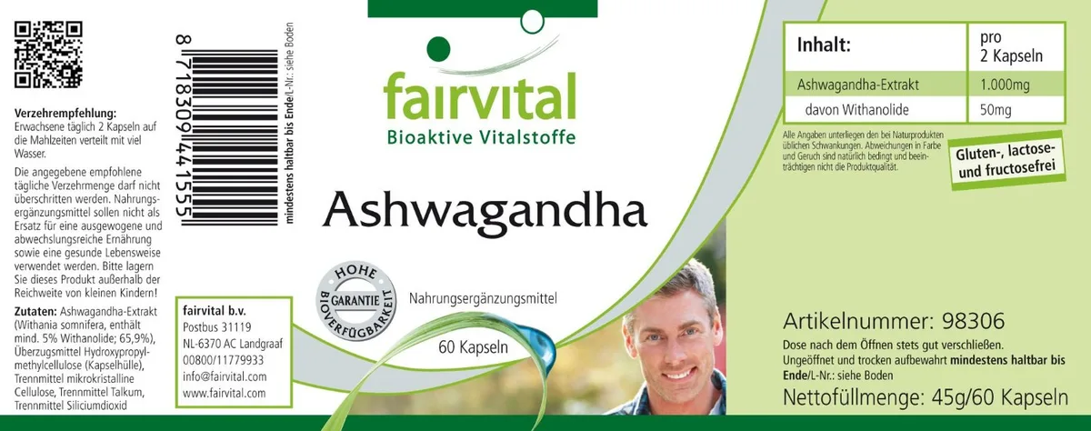 Ashwagandha (60 Kapseln) – Bild 2