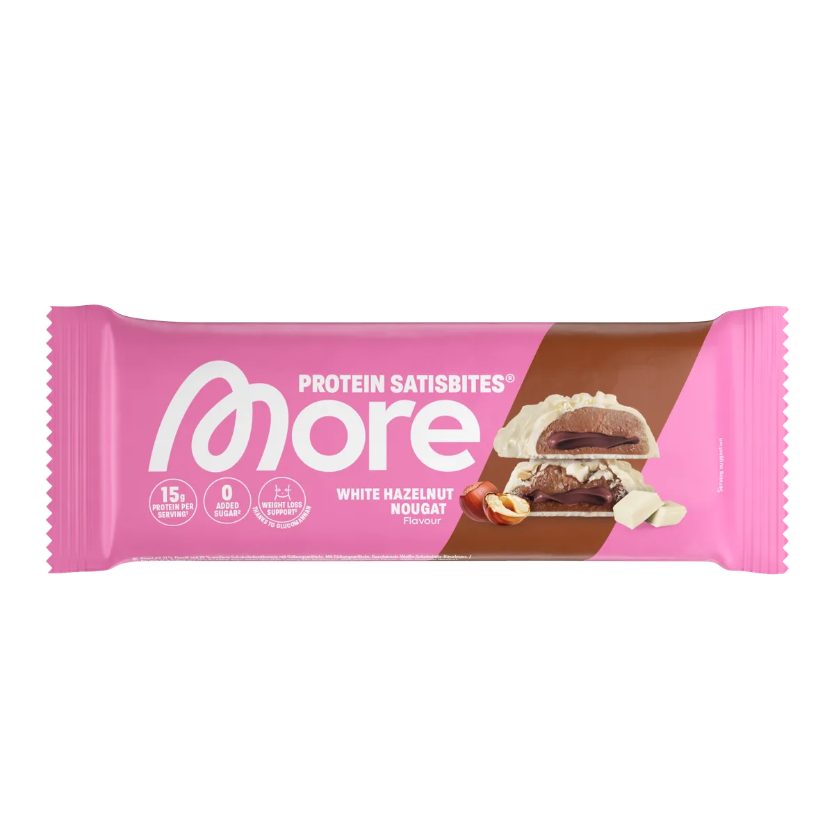 More Protein Satisbites White Chocolate Strawberry Cream / 2 x 25g – Bild 5