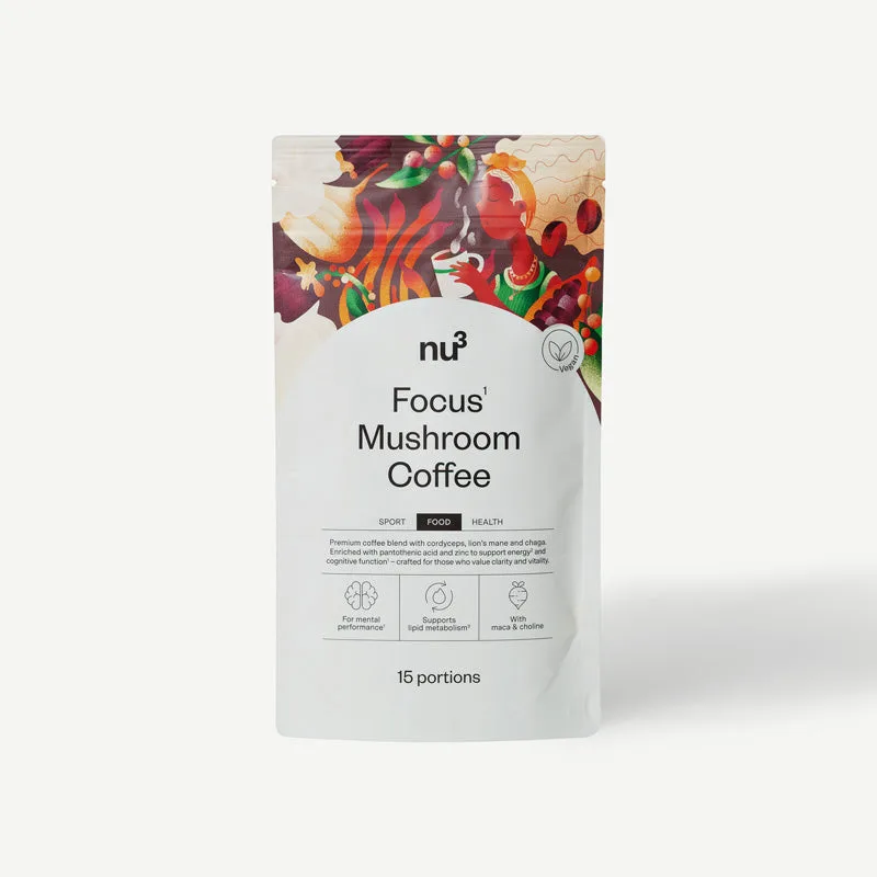 nu3 Focus¹ Mushroom Coffee Basic / 120 g – Bild 3