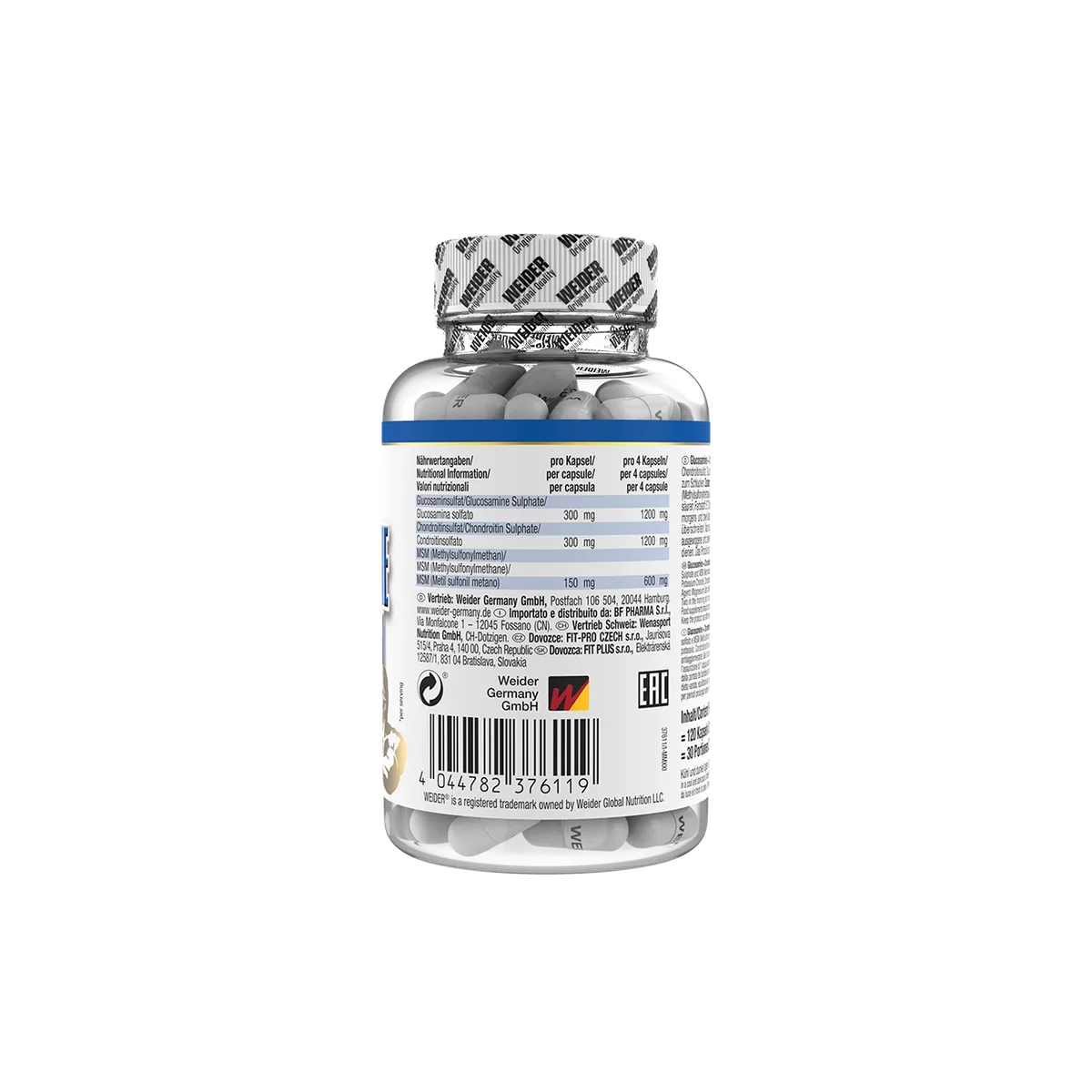 Glucosamine + Chondroitin Plus MSM 120 Kapseln – Bild 3