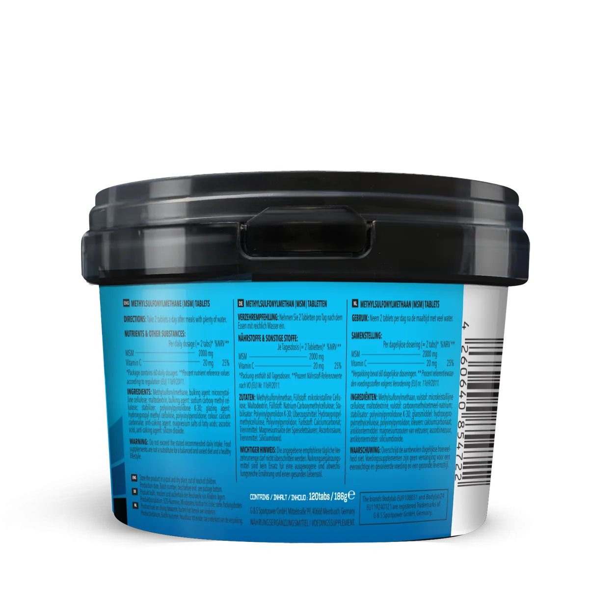 MSM + Vitamin C (120 Tabletten) – Bild 2