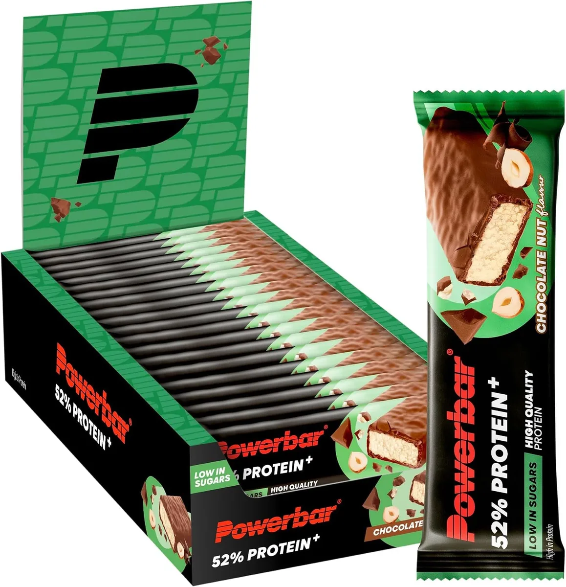 52% Protein+ Bar (20x50g) Chocolate Nut – Bild 5