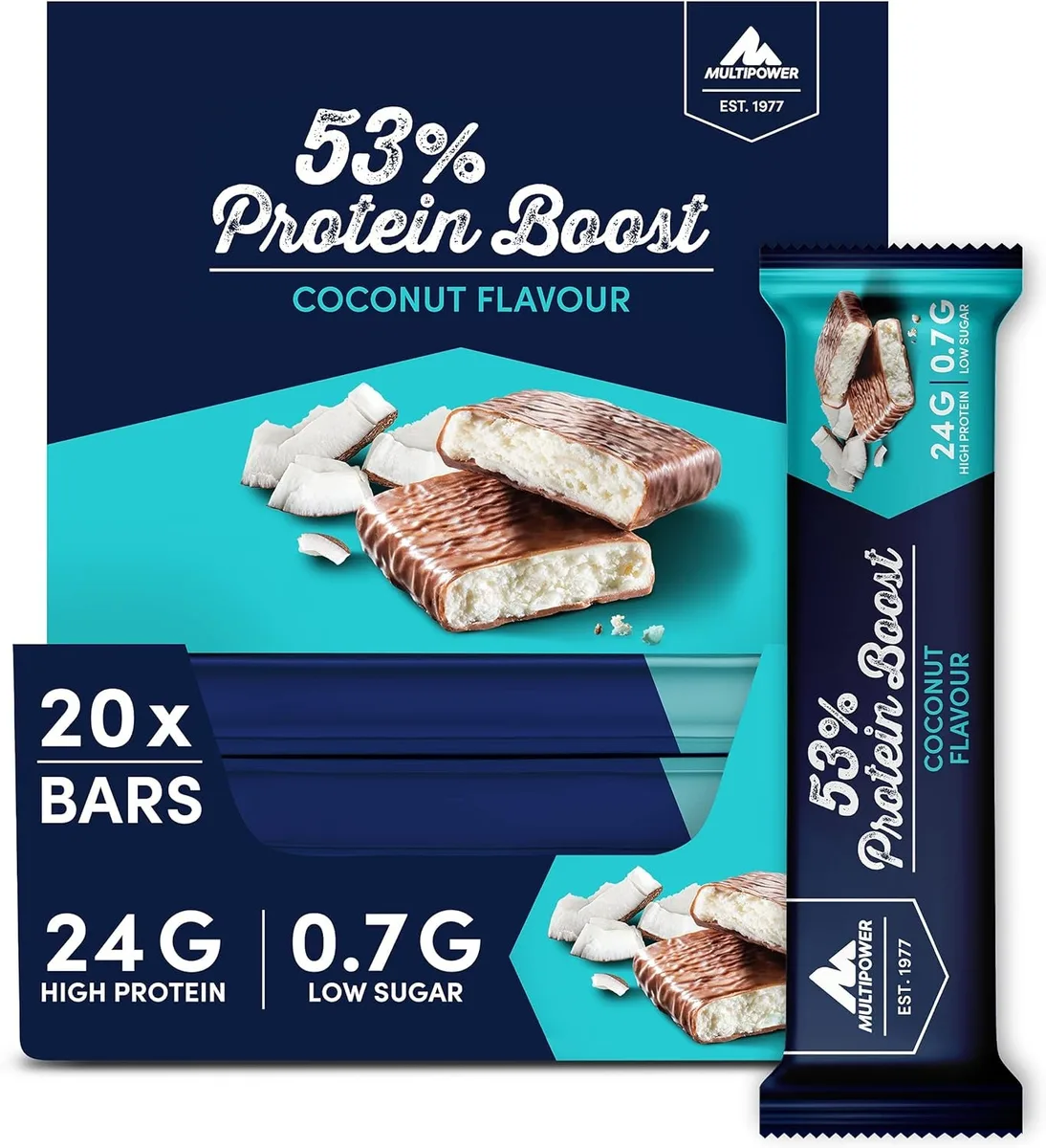 53% Protein Boost Bar (20x45g) Berry Yoghurt – Bild 7