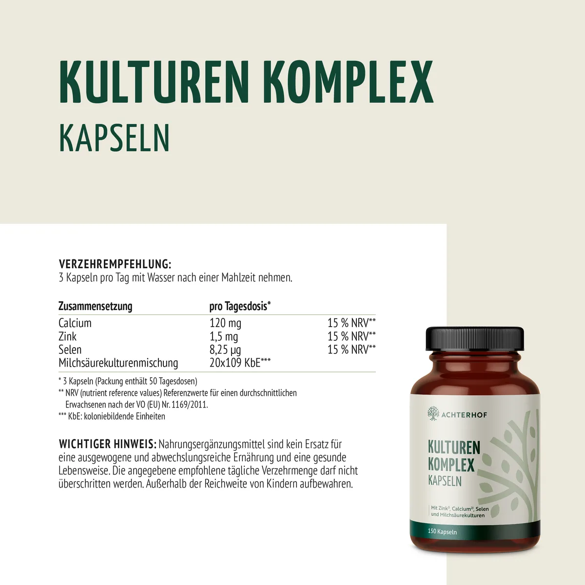 Kulturen Komplex (150 Kapseln) – Bild 8