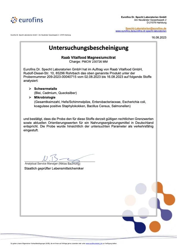 Magnesiumcitrat Pulver (200g) – Bild 6