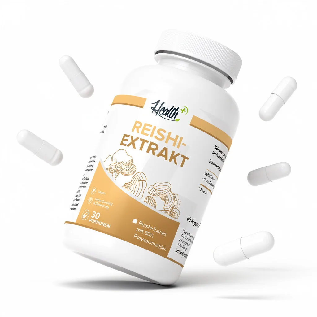 HEALTH+ REISHI, 60 Kapseln – Bild 2