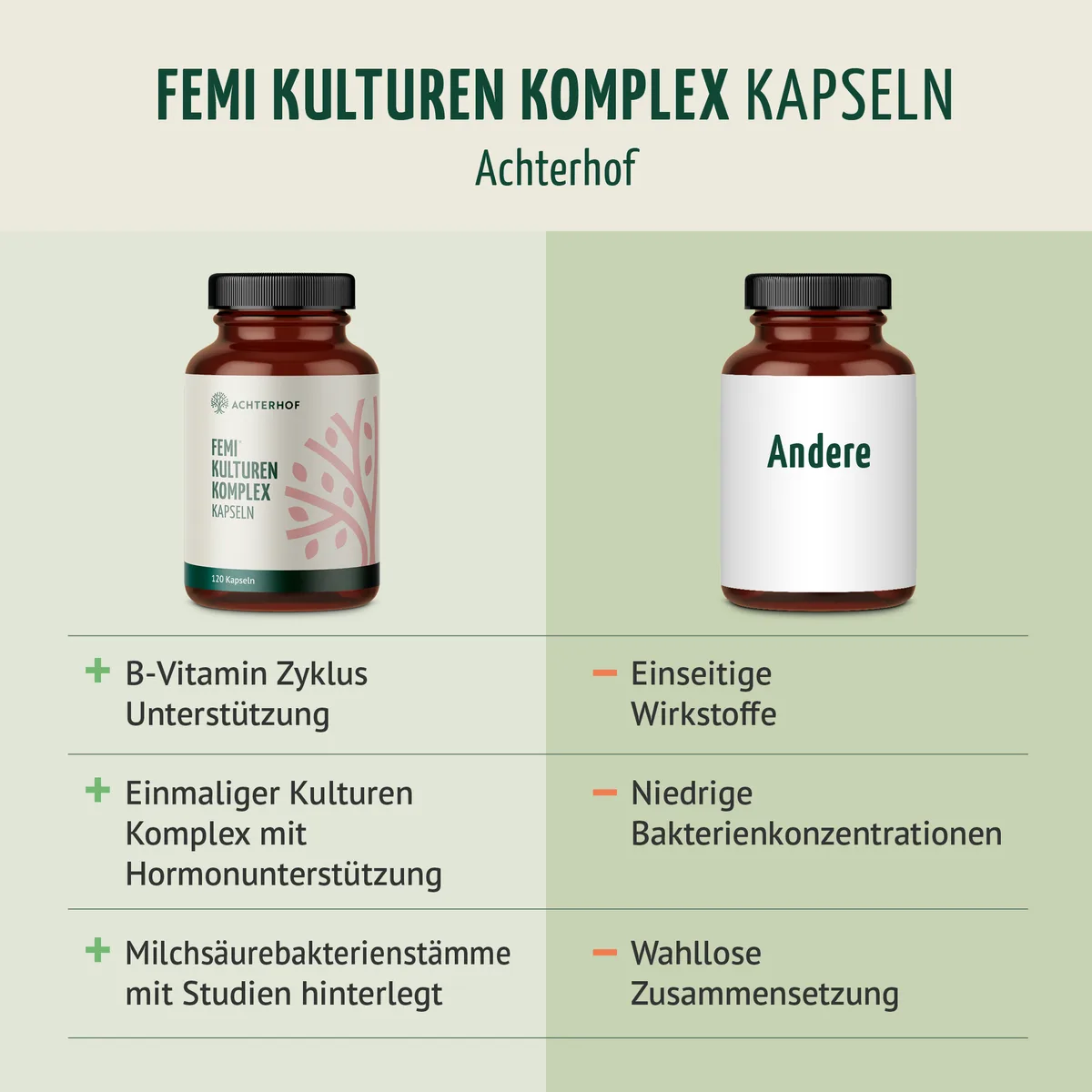 Femi Kulturen Komplex (120 Kapseln) – Bild 5
