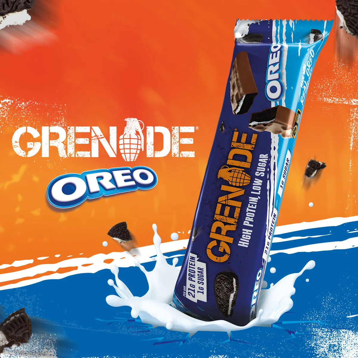 Oreo Protein Bar - 12x60g - Oreo – Bild 4