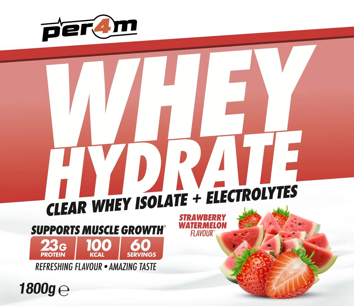 Per4m Whey Hydrate (1800g) Strawberry Watermelon - Eiweiße - Klares Protein – Bild 3