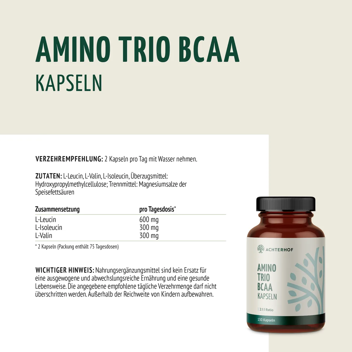 BCAA (120 Kapseln) – Bild 6