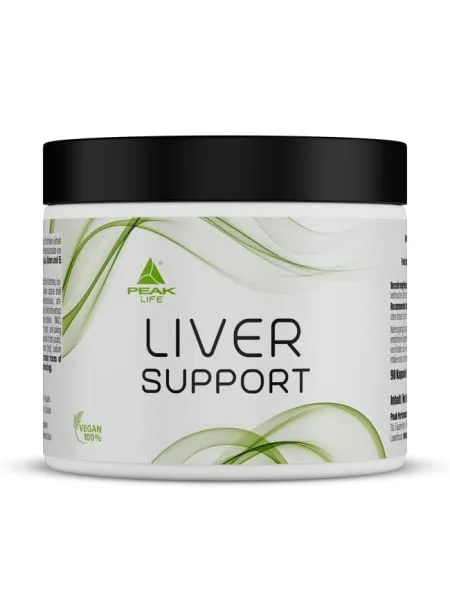PEAK Liver Support - 90 Kapseln I 15 Portionen I Leber Unterstützung I Inositol I NAC I Pflanzenextrakte I Cholin I Artischoken Extrakt I vegan