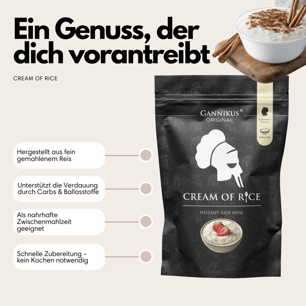 CREAM OF RICE - 1kg – Bild 2