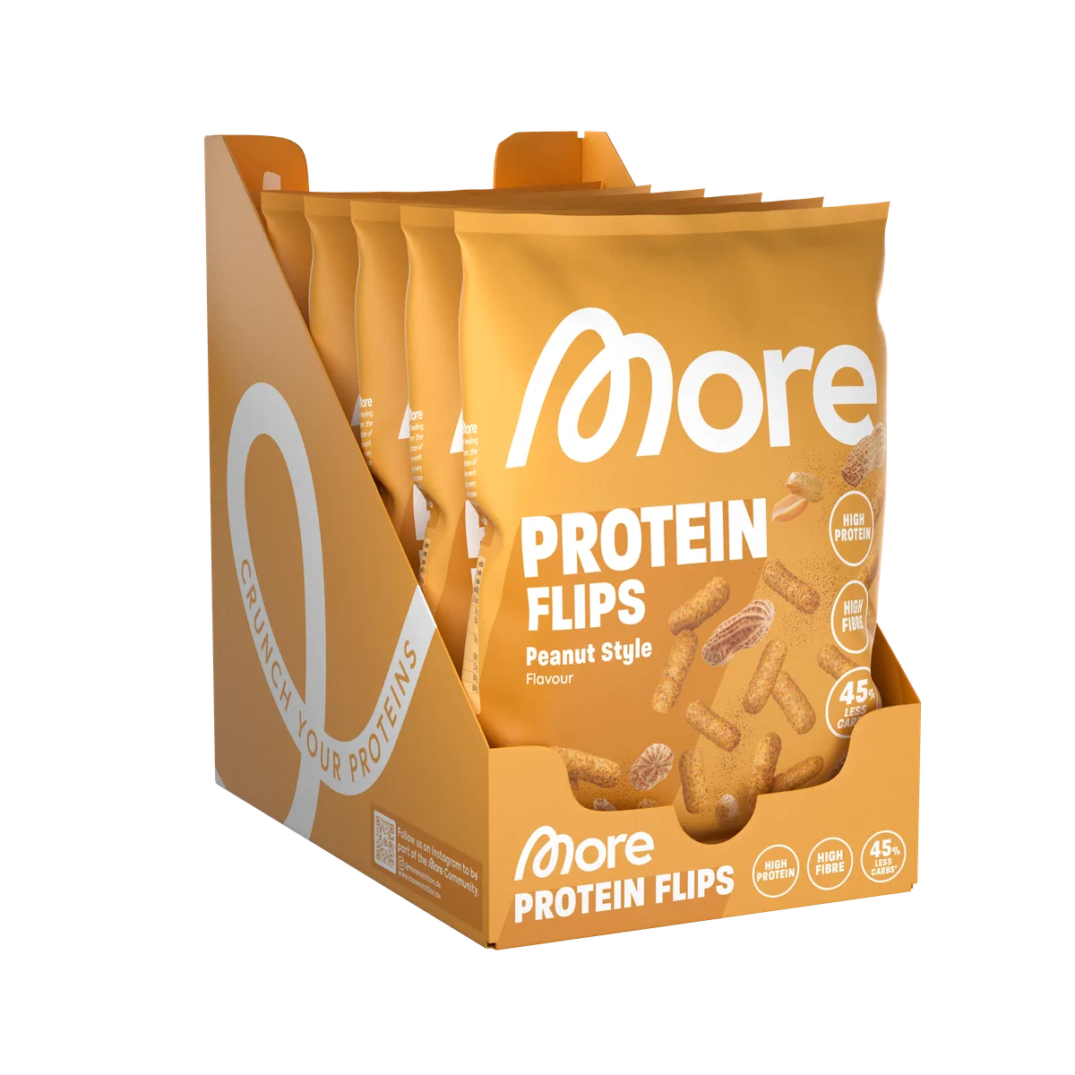 More Protein Peanut Flips Erdnuss / 6 x 50g