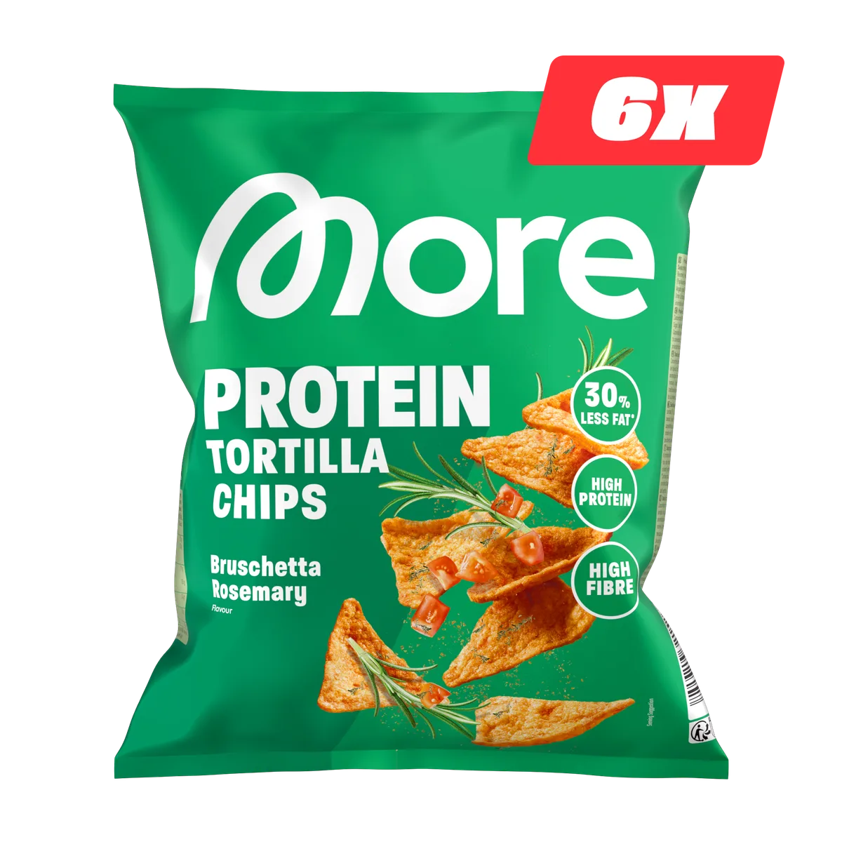Protein Tortilla Chips Bruschetta Rosemary / 300g (6 x 50g) – Bild 4