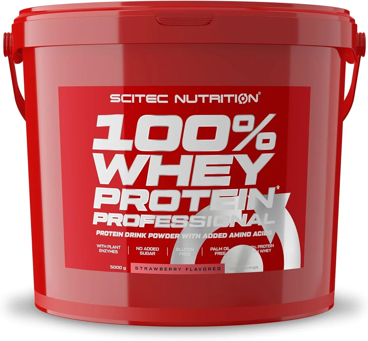 100% Whey Protein Professional (5000g) Erdbeer-weiße-Schokolade – Bild 7