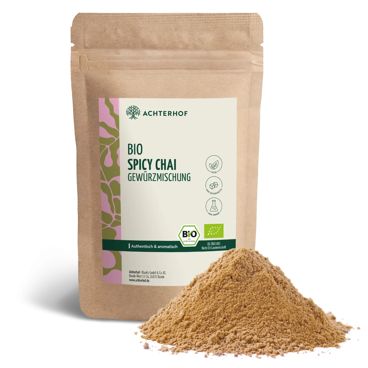 Bio Spicy Chai Gewürzmischung – zuckerfrei (250g) – Bild 2