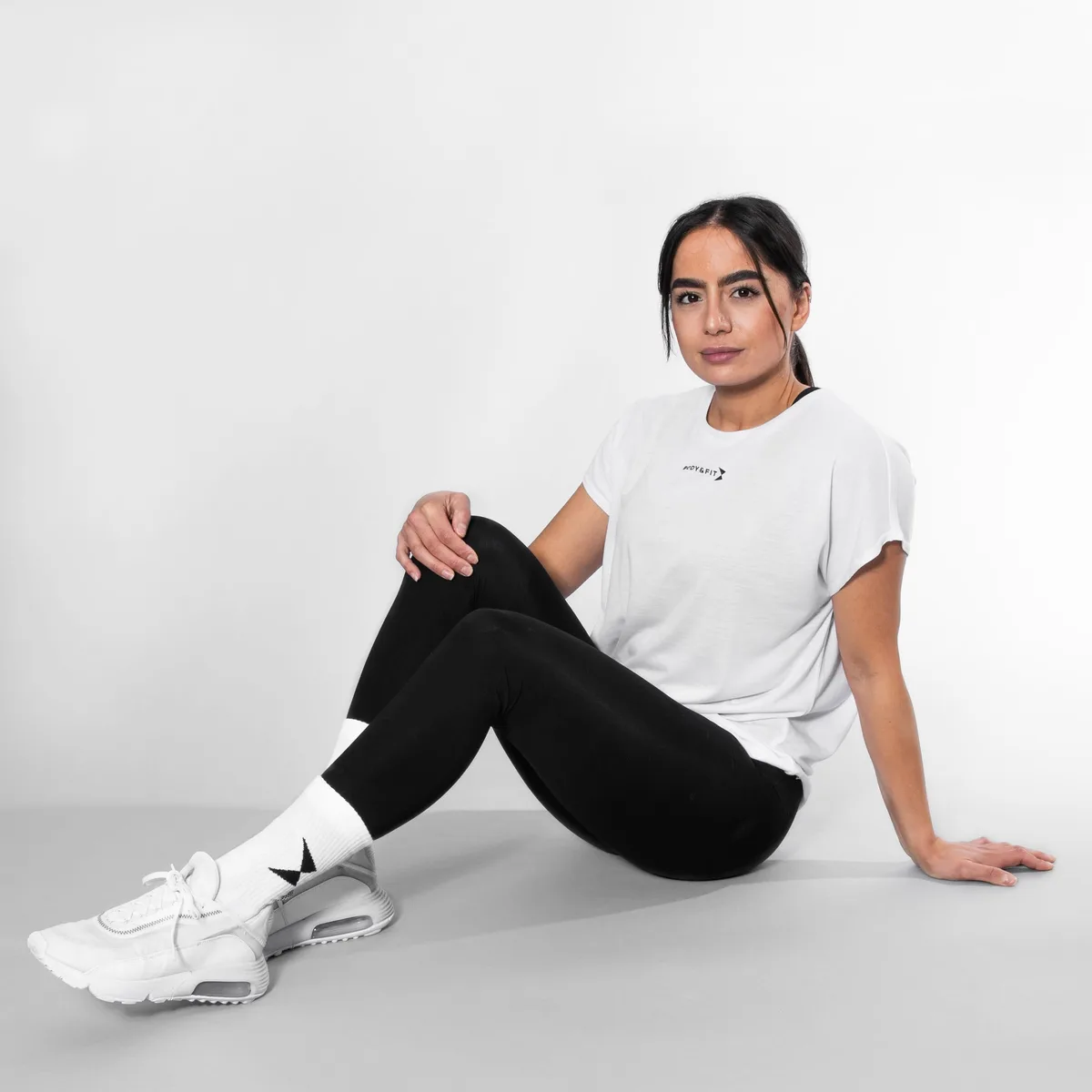 Essential casual T-shirt Wit / L – Bild 2