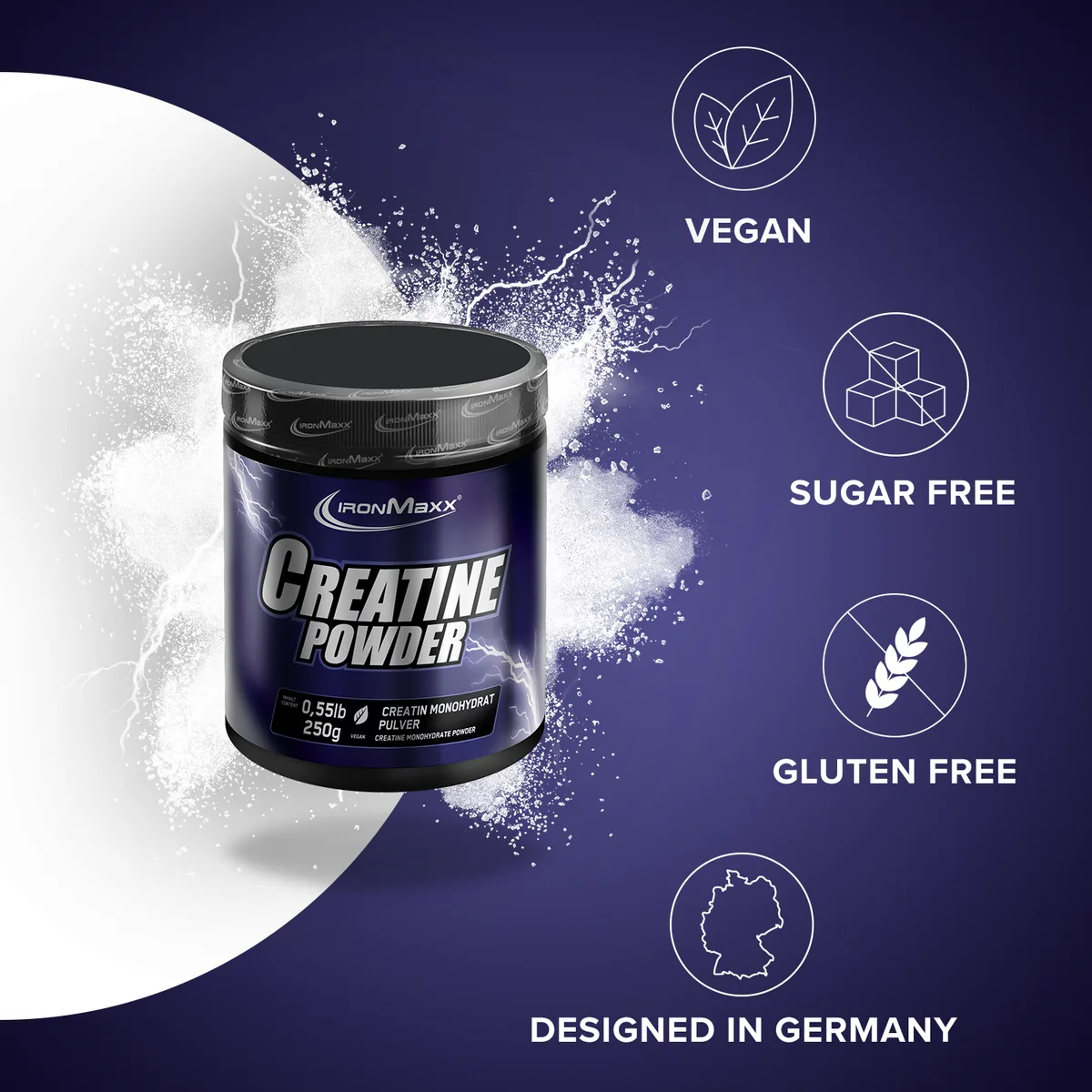 Creatine Powder Monohydrat (250g) – Bild 8